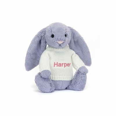 Jellycat Bashful Viola Konijn with Cream Jumper | DH2860975